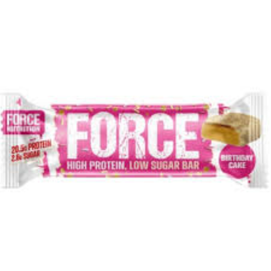 FORCE PROTEIN BIRTHDAY CAKE BAR 65G